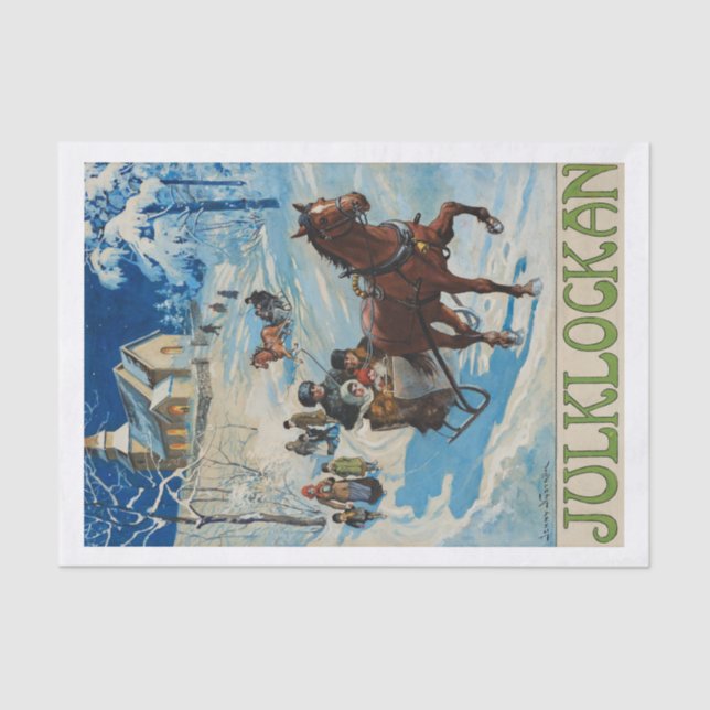 Papel De Seda O baile de Natal de Jenny Nystrom (Frente )