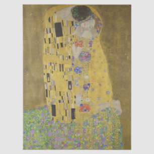 Papel De Seda O Beijo de Gustav Klimt
