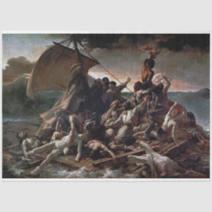 Papel De Seda O bote da Medusa, Theodore Gericault