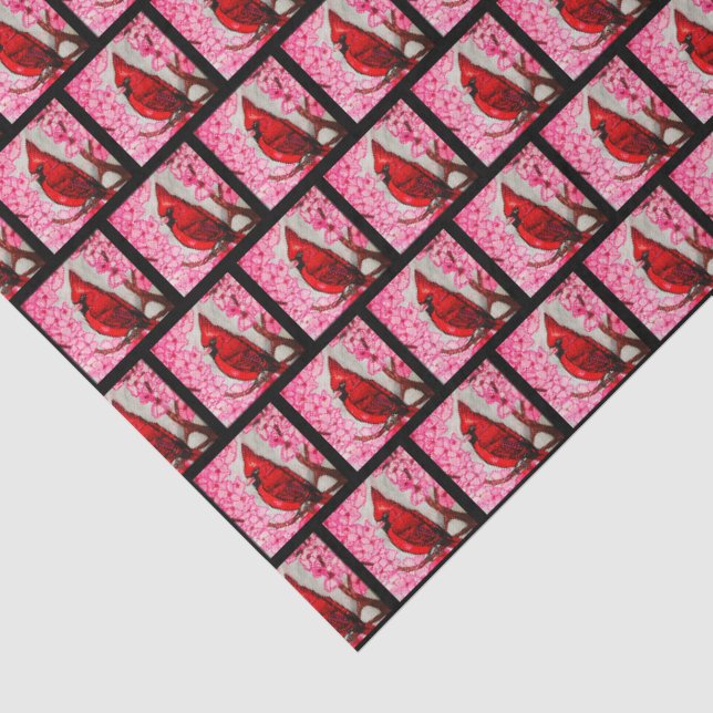 PAPEL DE SEDA O CARDINAL VERMELHO (Detalhes)