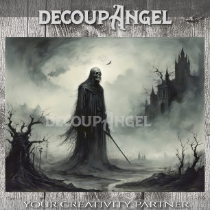 Papel De Seda O Ceifador - Decoupage -