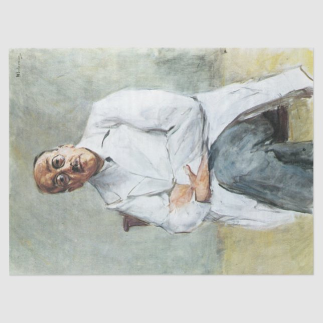 Papel De Seda O cirurgião (por Max Liebermann) (Frente )