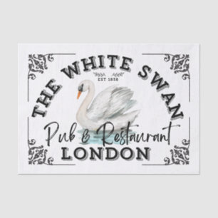 Papel De Seda O Cisne Branco - Símbolo Pub