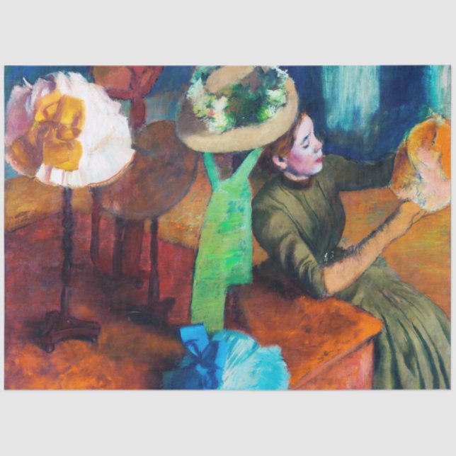 Papel De Seda O Compro Millinery, Edgar Degas (Frente )