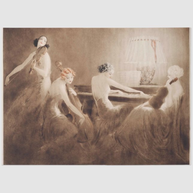 Papel De Seda O concerto Deco Deco Paper (Frente )