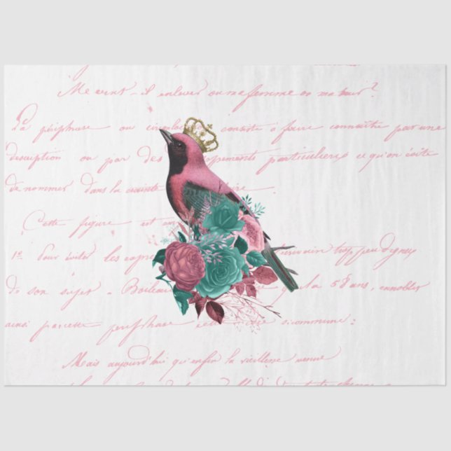 Papel De Seda O Design da série Buquê 114 (Frente )