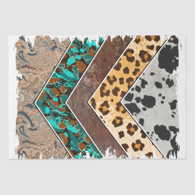 Papel De Seda O Design da série ocidental 25 (Frente )