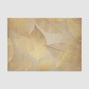 Papel De Seda O esqueleto Dourado sae e olhar do bronze