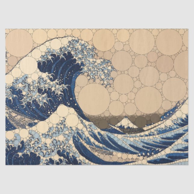 Papel De Seda O Excelente passou por Katsushika Hokusai (Frente )