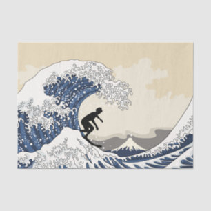 Papel De Seda O Excelente Surfer de Kanagawa