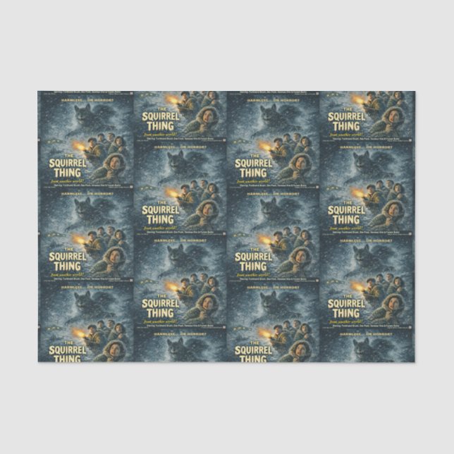 Papel De Seda O Filme Paródia da Coisa Esquilo (Frente )