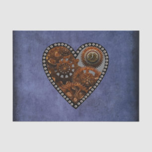 Papel De Seda O Grunge Steampunk cronometra e alinha o coração