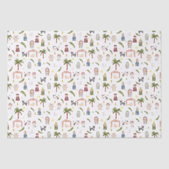 Papel De Seda O Livro de Natal da Natividade (Frente )