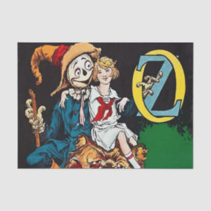 Papel De Seda “O Livro Real de Oz” Capa por John R Neill