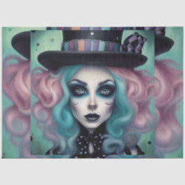 Papel De Seda O Mad Hat Maker Wonderland Decoupage Paper