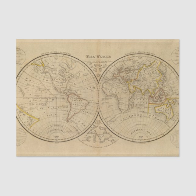 Papel De Seda O mundo 3 (Frente )