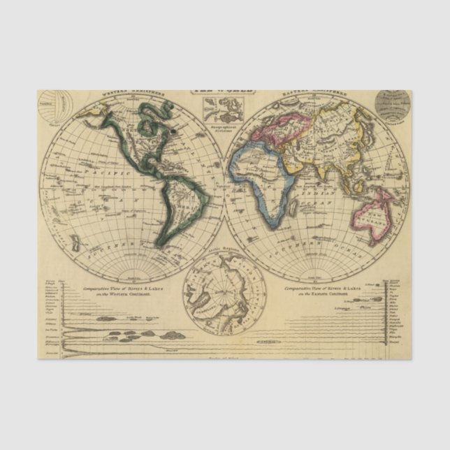 Papel De Seda O mundo 3 2 (Frente )