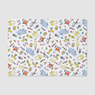 Papel De Seda O Mundo do Dr. Seuss Pattern
