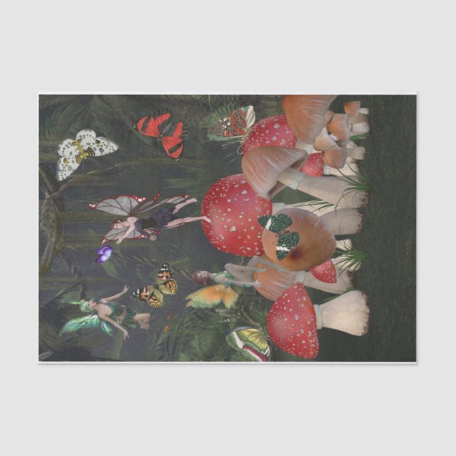 Papel De Seda O nascimento de uma borboleta (Frente )