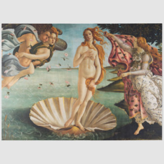 Papel De Seda O Nascimento de Vênus (detalhe), Sandro Botticelli