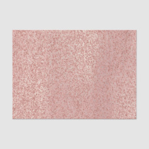 Papel De Seda O ouro do rosa do rosa cora Lux Glam metálico do
