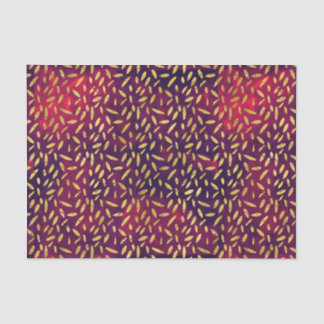 Papel De Seda O ouro sae no tan fumarento de Borgonha & de roxo