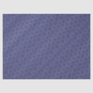 Papel De Seda O ouro Stars o azul do teste padrão do Arabesque