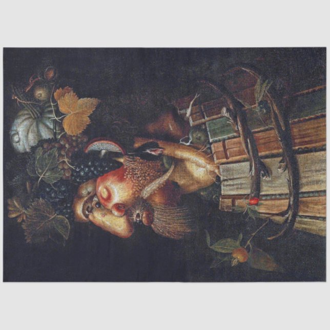 Papel De Seda O outono, Arcimboldo (Frente )