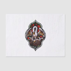 Papel De Seda O Pelicano como símbolo cristão