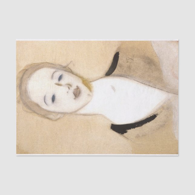 Papel De Seda O Pequeno Servidor, Helene Schjerfbeck (Frente )