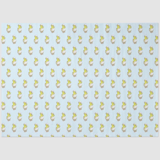 Papel De Seda O Pintinho de Páscoa recém-odiado (Frente )