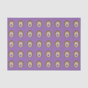Papel De Seda O porco-gato-do-mato-roxo