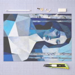 Papel De Seda O Porte de “Caelith” – Um Retrato Abstrato
