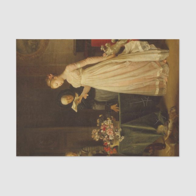 Papel De Seda O presente de Marguerite Gerard (Frente )