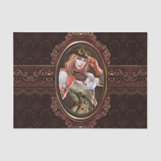 Papel De Seda O punk do vapor alinha o teste padrão abstrato