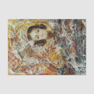 Papel De Seda O retrato do Cristo de Jesus de Houghton