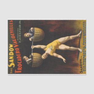 Papel De Seda O Sandow Eugen Sandow Levantador de Peso Vaudevill