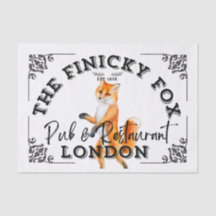 O Sinal Finicky Fox - British Pub