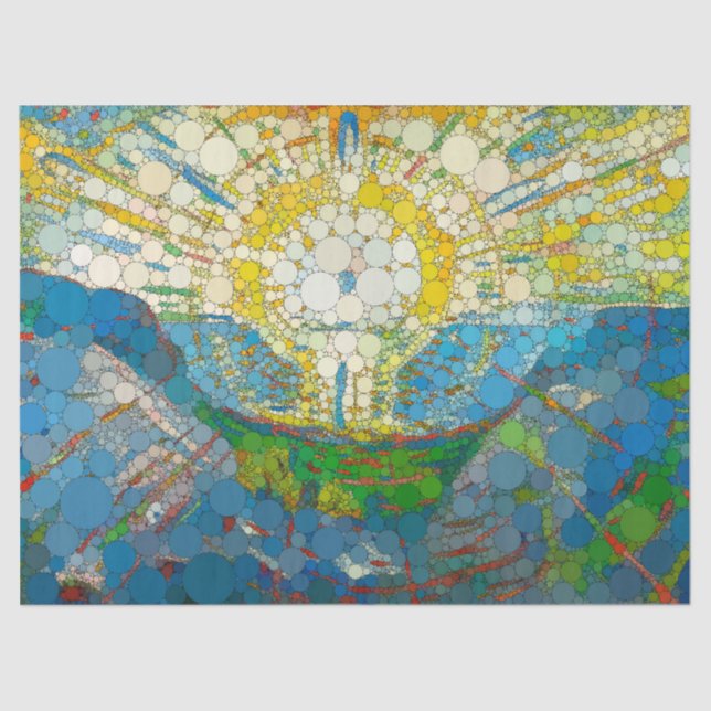 Papel De Seda O Sol, os Pontos Infinitos por William Morris (Frente )