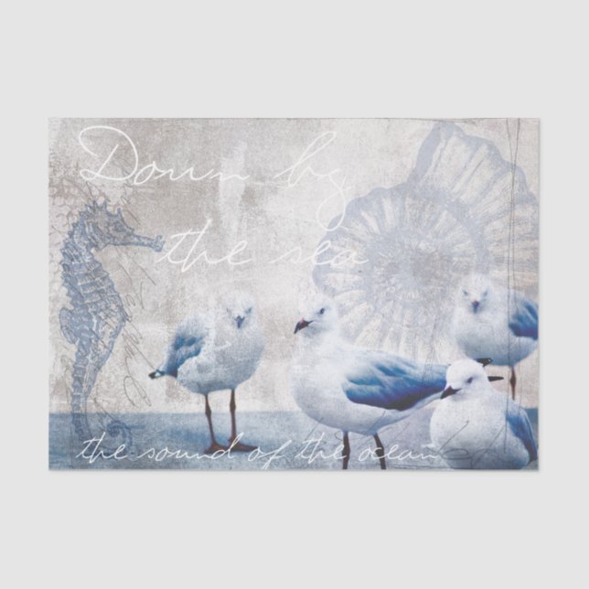 Papel De Seda O som do oceano (Frente )