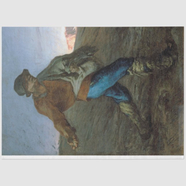 Papel De Seda O Sower, Jean-Francois Millet (Frente )