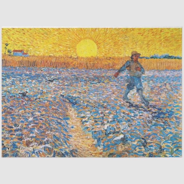 Papel De Seda O Sower, Van Gogh (Frente )