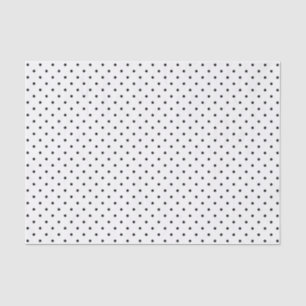Papel De Seda O suíço preto & branco pontilha o lenço de pape