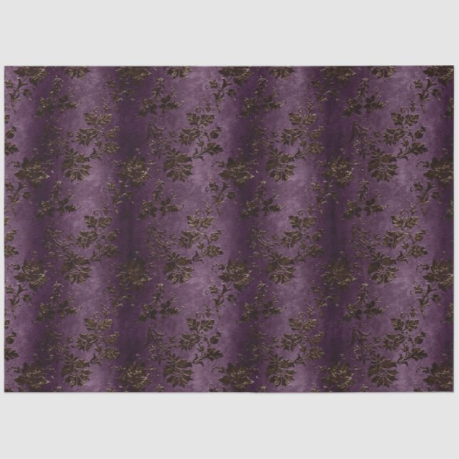 Papel De Seda O Velvet Série Bronze Design 4 (Frente )