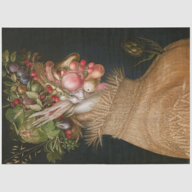 Papel De Seda O Verão, Arcimboldo (Frente )