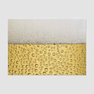 Papel De Seda O vidro de cerveja personaliza