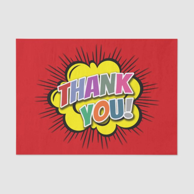 Papel De Seda Obrigado (Frente )