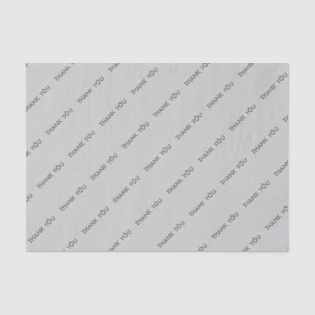 Papel De Seda Obrigado Floral Descrito (Frente )