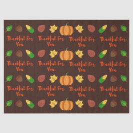 Papel De Seda Obrigado Por Você, Ação De Graças