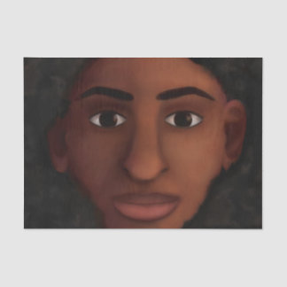 Papel De Seda Observação da mulher negra